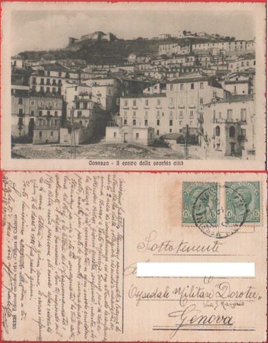 Cartolina cosenza centro - cartolina, il